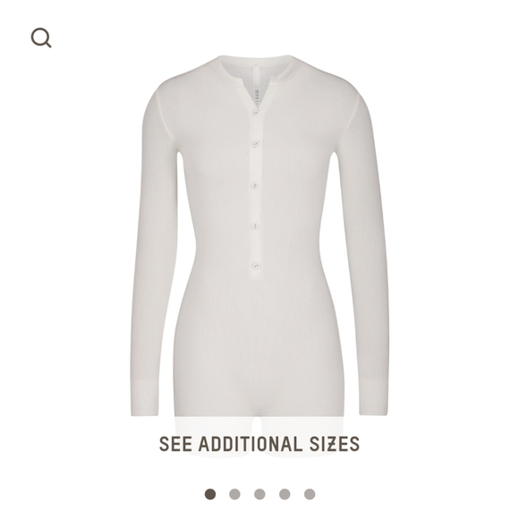 Soft Lounge Button Up Henley Onesie in Marble ✨ - Picture 1 of 3